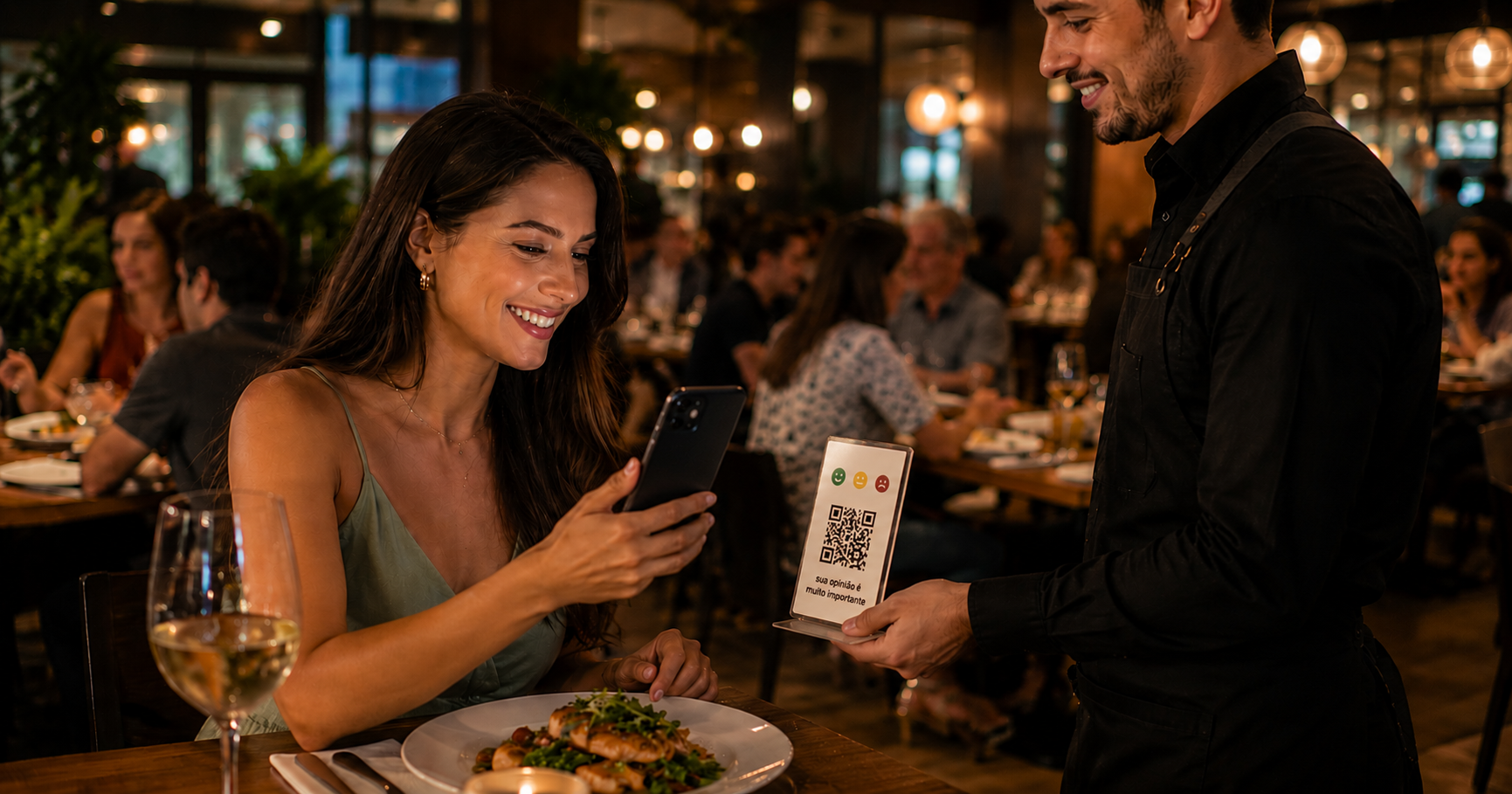 Pesquisa de satisfação para restaurante com QR Code — o erro de sempre e como resolver