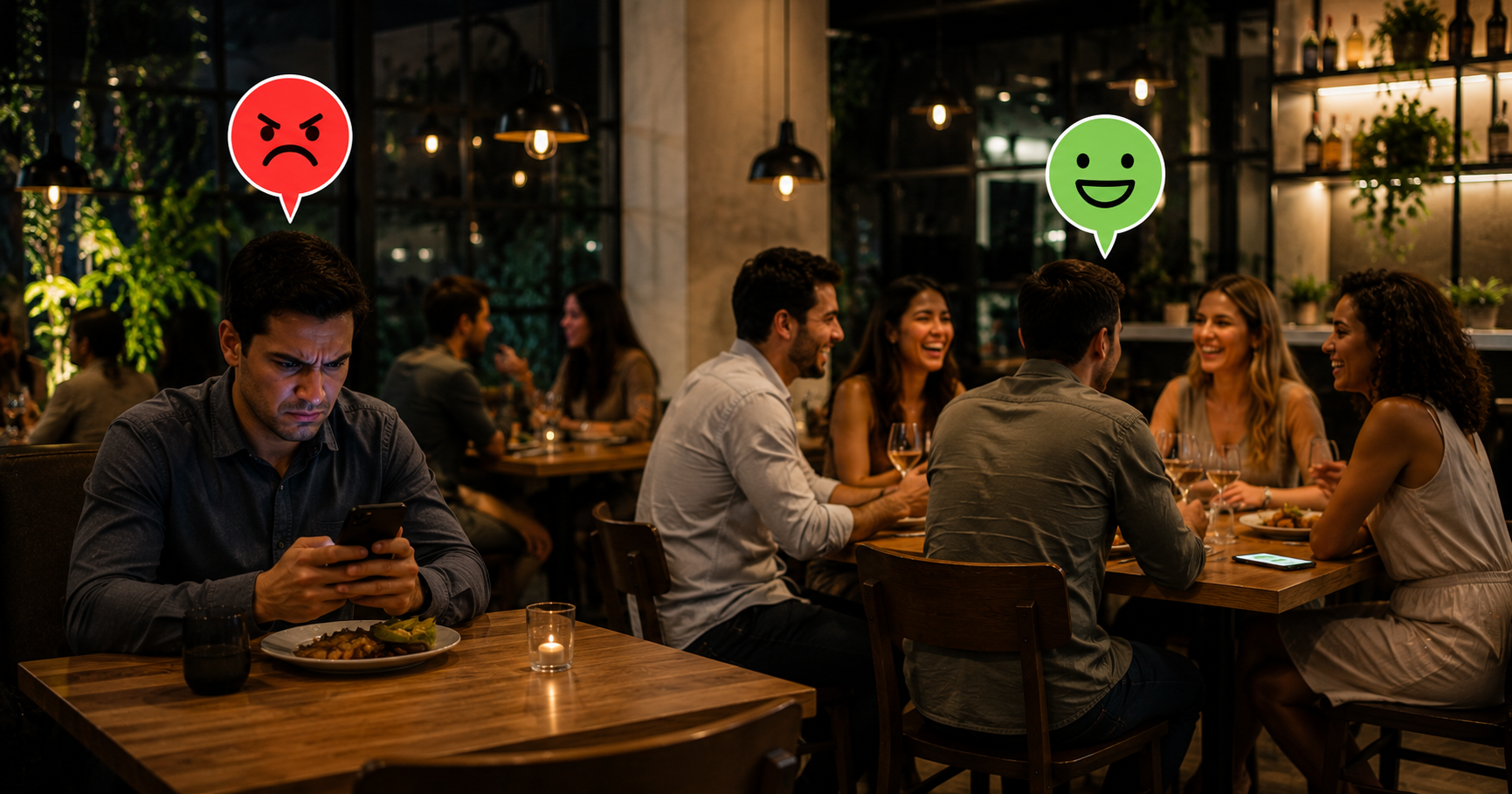 Por que seus clientes mais felizes não avaliam seu restaurante no Google